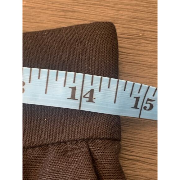 H&M Linen Blend Black Pleated Front Shorts Size 8 New with Tags - Picture 10 of 11